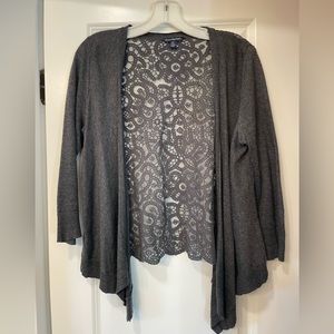 American Eagle gray cardigan size medium